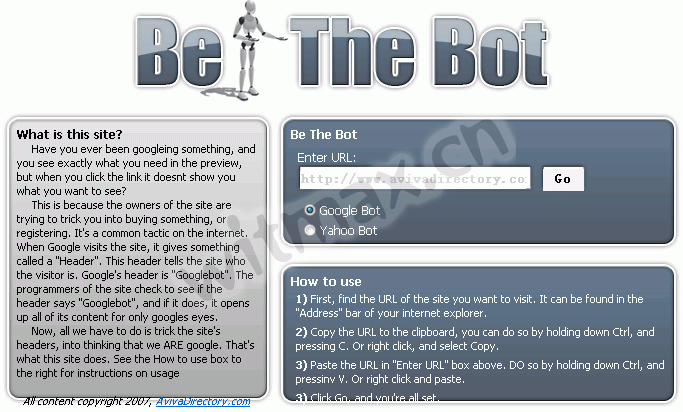 BeTheBot 首页